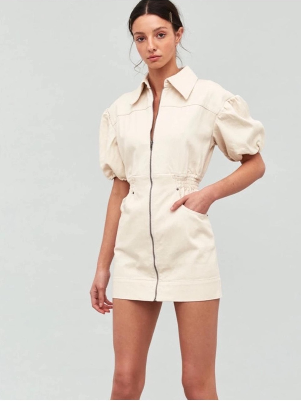C/MEO COLLECTIVE mini dress in Cream Medium